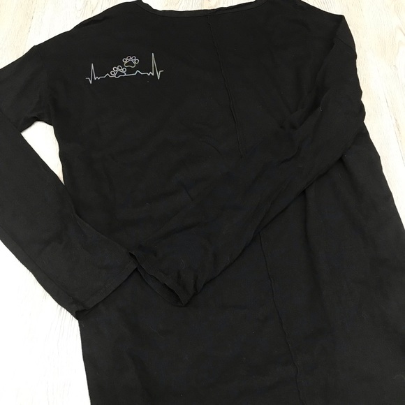 Dog Mom Long Sleeve Tee Custom Made - Picture 2 of 2